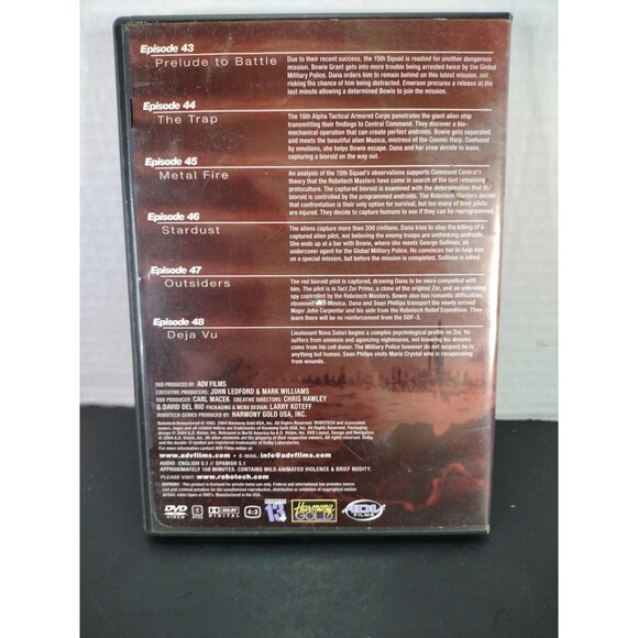 Robotech Remastered The Masters DVD Animated Series Volume /08 Episodes 43 - 48 - Picture 3 of 5